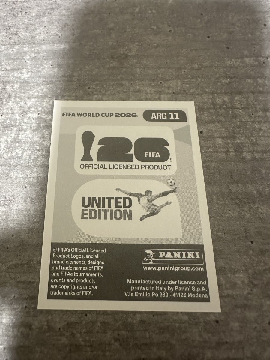 Panini Sammelbilder & Trading cards: ARG 11 , FIFA WORLD CUP 2026 PANINI  – Neu (gemäss Beschreibung) aus Frauenfeld von 1PegPeg1 1