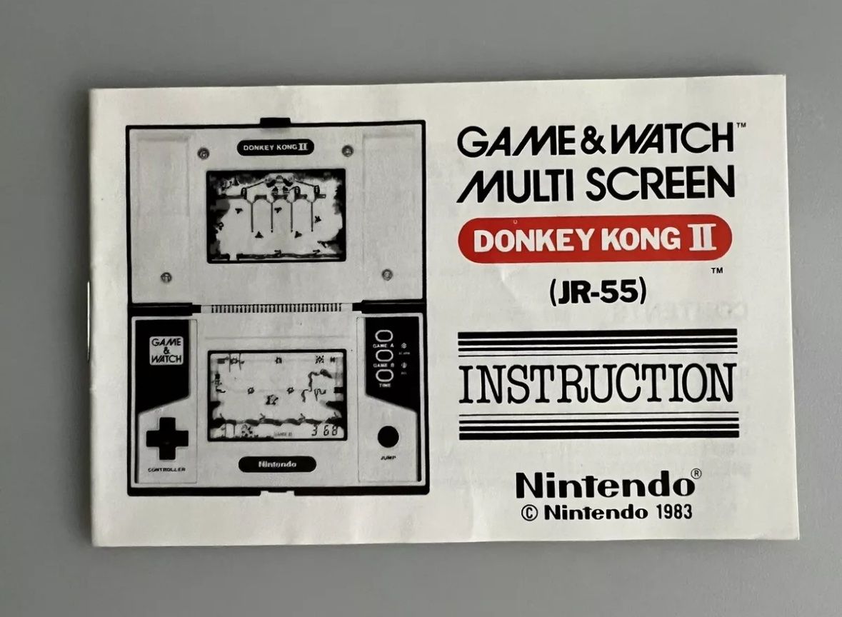 Nintendo Konsolen: Game & Watch Donkey Kong 2 complet en boite – Gebraucht aus Lausanne von sauvezretrogames 1