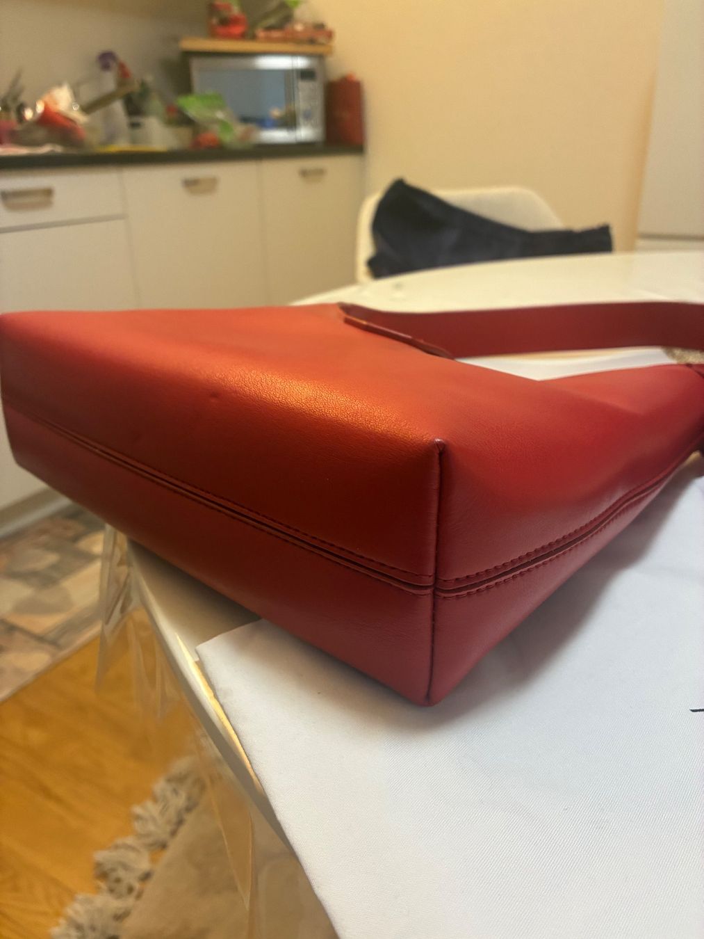 Marc Cain Taschen für Damen: Borsa a spalla rossa MARC CAIN – Gebraucht aus Zürich von fra_8fn2 3