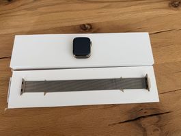 Apple Watch Series 8 45 mm Edelstahl Gold GPS + Cellular