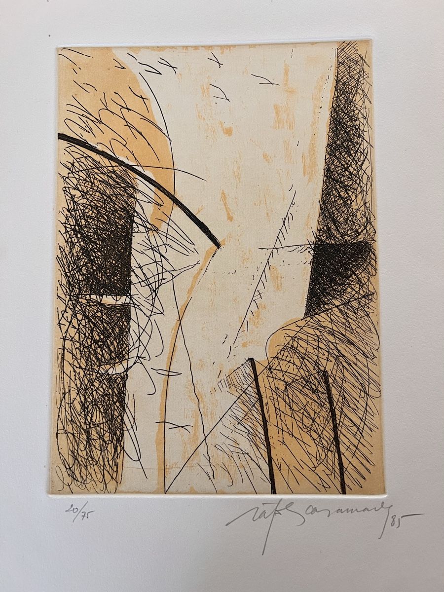 Grafica & Litografie: Alberto Rafols Casamada, Estrats 1, 1985, Etching – Nuovo (secondo la descrizione) da Zürich venduto da Vera_Ma