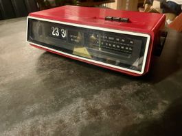 Radio-Réveil Vintage GRACIA EF-570 Flip Clock Space Age