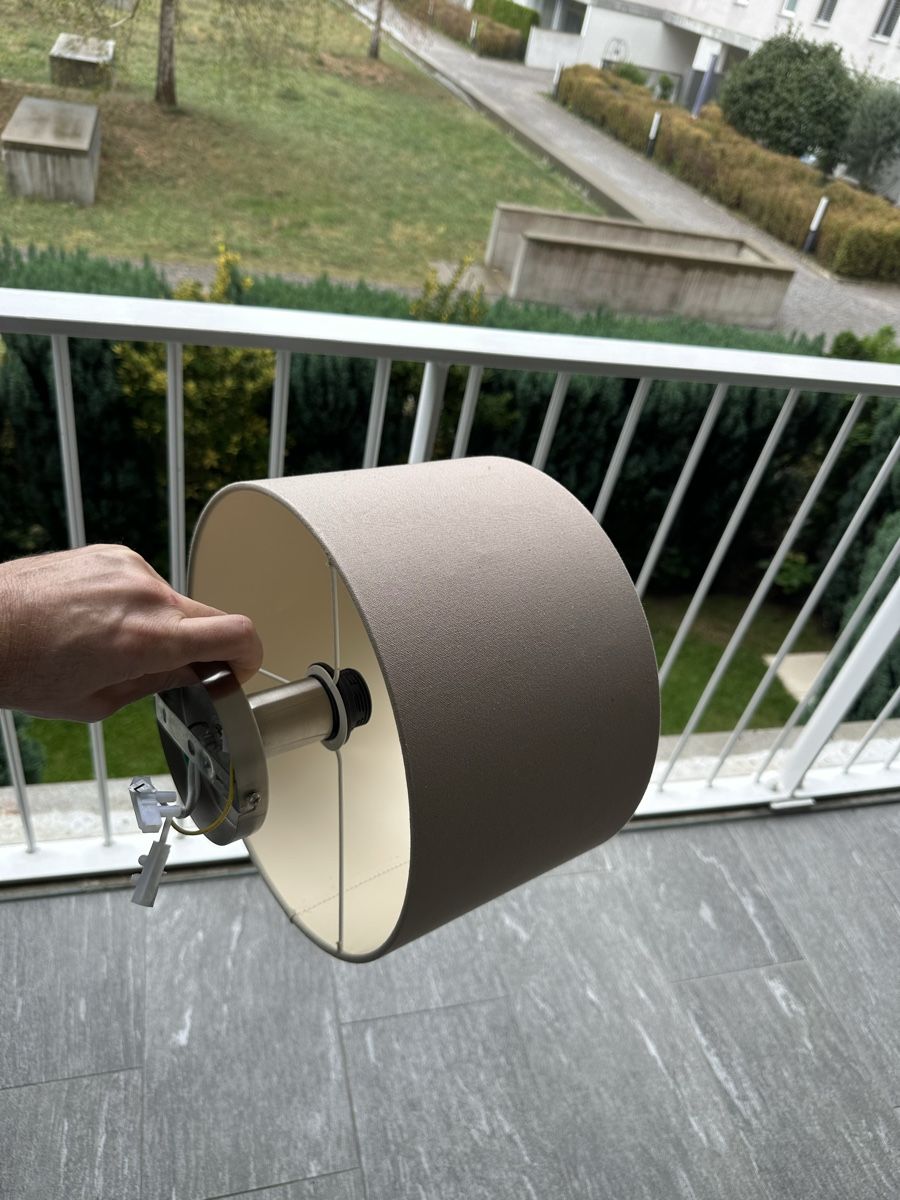 Lampadari & plafoniere: Deckenleuchte Vandeheg E27 beige Textilschirm neuwertig – Usato da Zürich venduto da Gazo_11