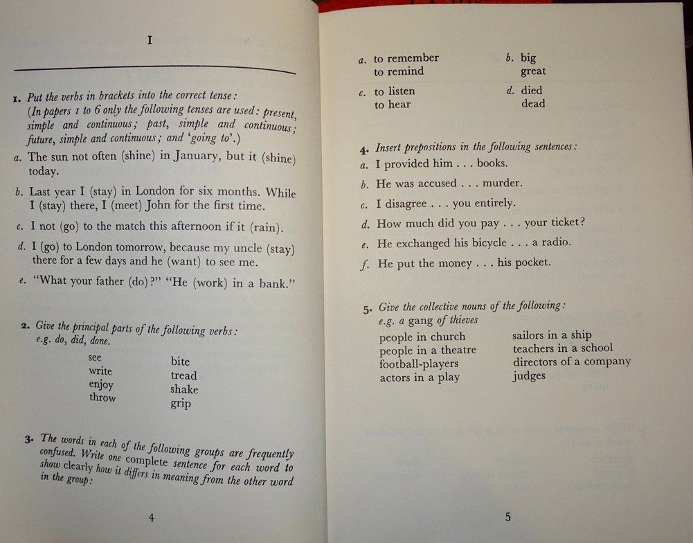 Libri: Livre d'anglais: "Intermediate Test Papers" – Usato da Châtelaine venduto da fil_7lqg 5