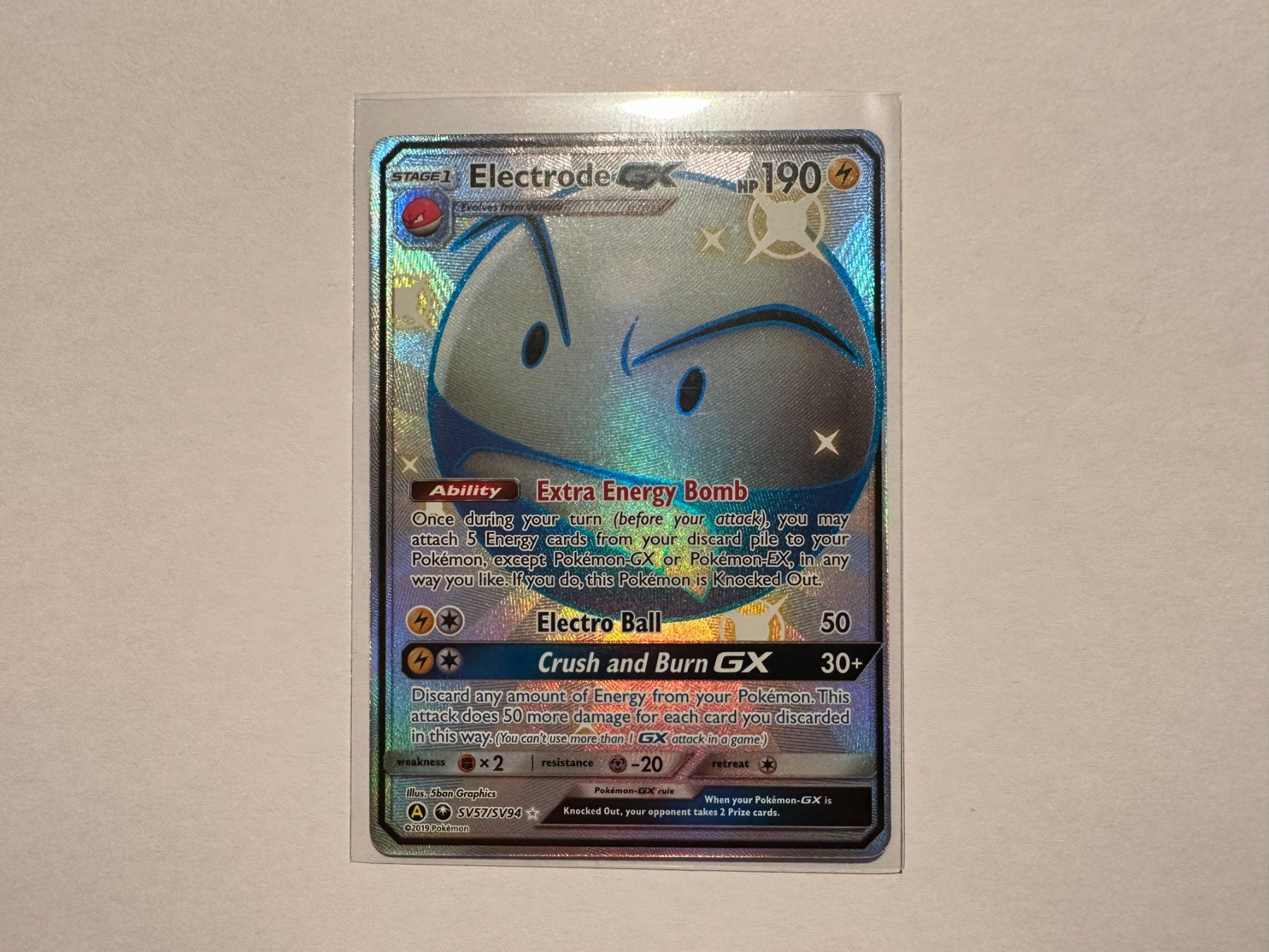 Pokémon Carte collezionabili: Electrode GX Shiny Hidden Fates EN – Usato da Hagendorn venduto da Pokecollectorch