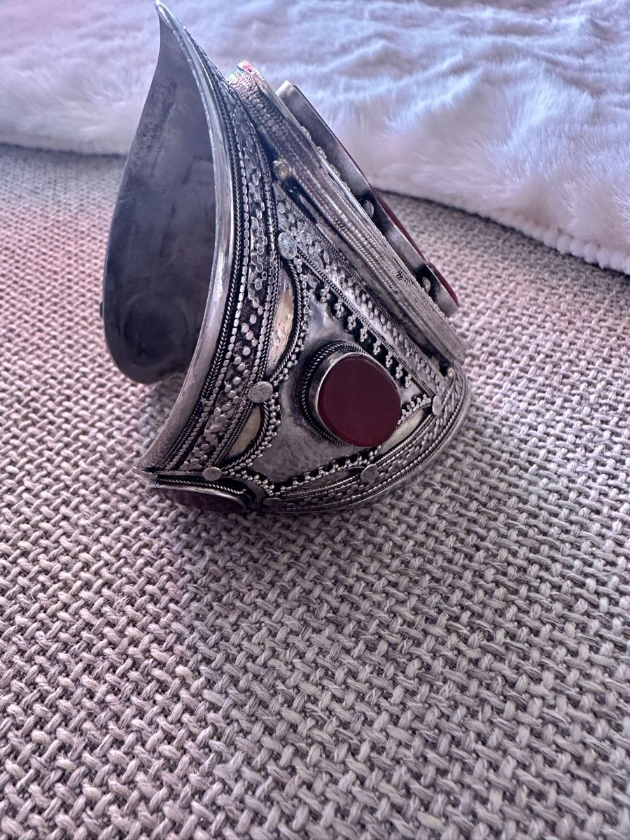 Bracciali & Braccialetti: Manchette ethnique argent et agate vintage. – Usato da Versoix venduto da sne_zx2d 8