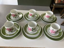 Hutschenreuther Kaffeeservice für 6 Personen