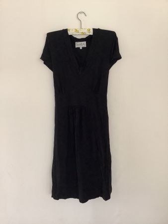 Schwarzes Sommerkleid von Sweetbelly Couture, Grösse 36