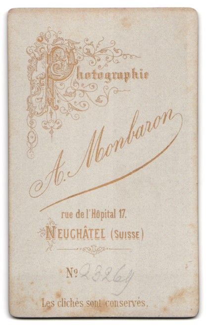 Fotografie &  Plakate: Fotografie A. Monbaron, Neuchâtel, Rue  – Gebraucht aus Berlin von bartko-reher 1