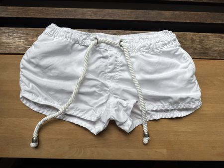 Summer White Bershka Shorts - Size S - Perfect Condition