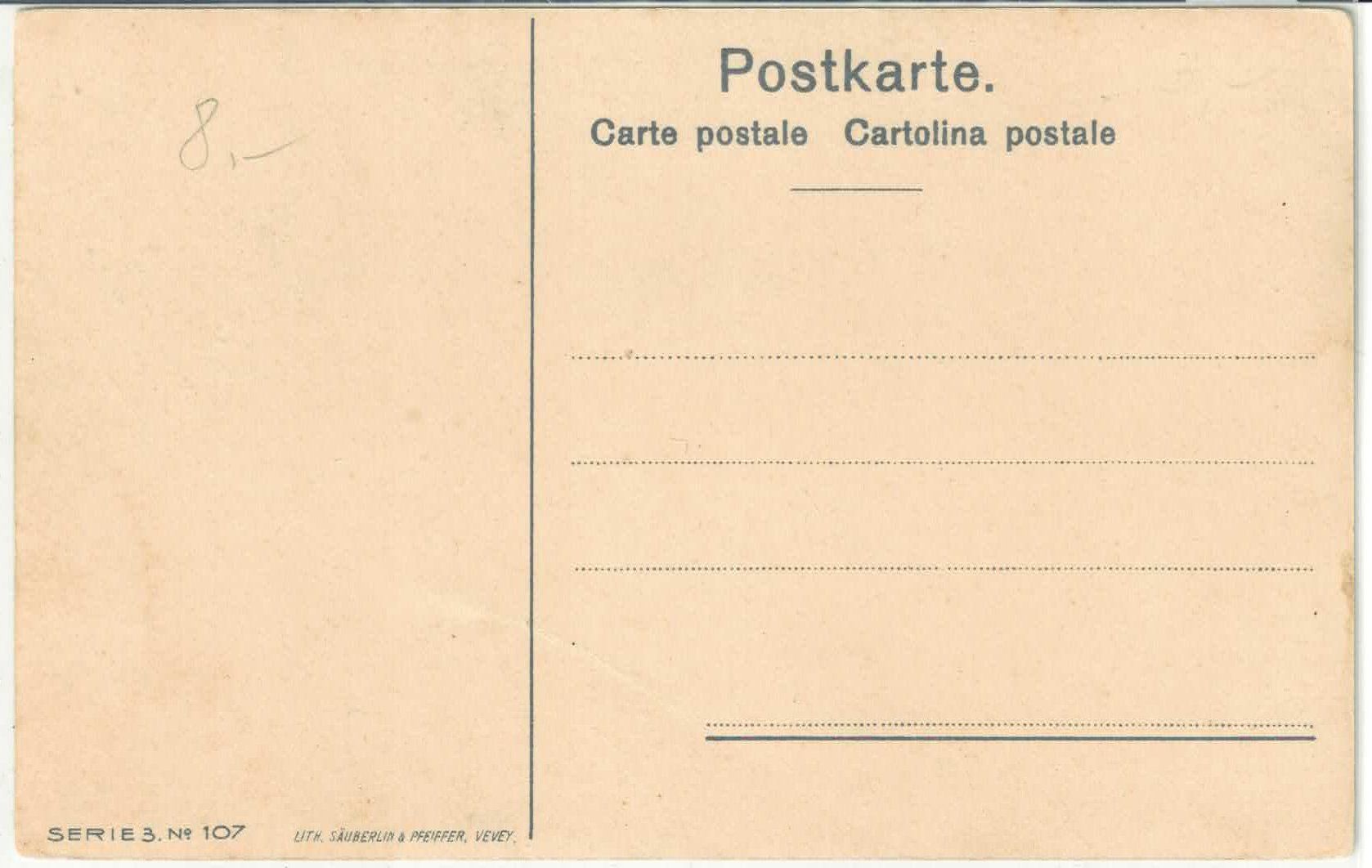 Cartoline postali: Chateau d'Oex - Generalansicht – Usato da Ettingen venduto da Kartenplanet 1