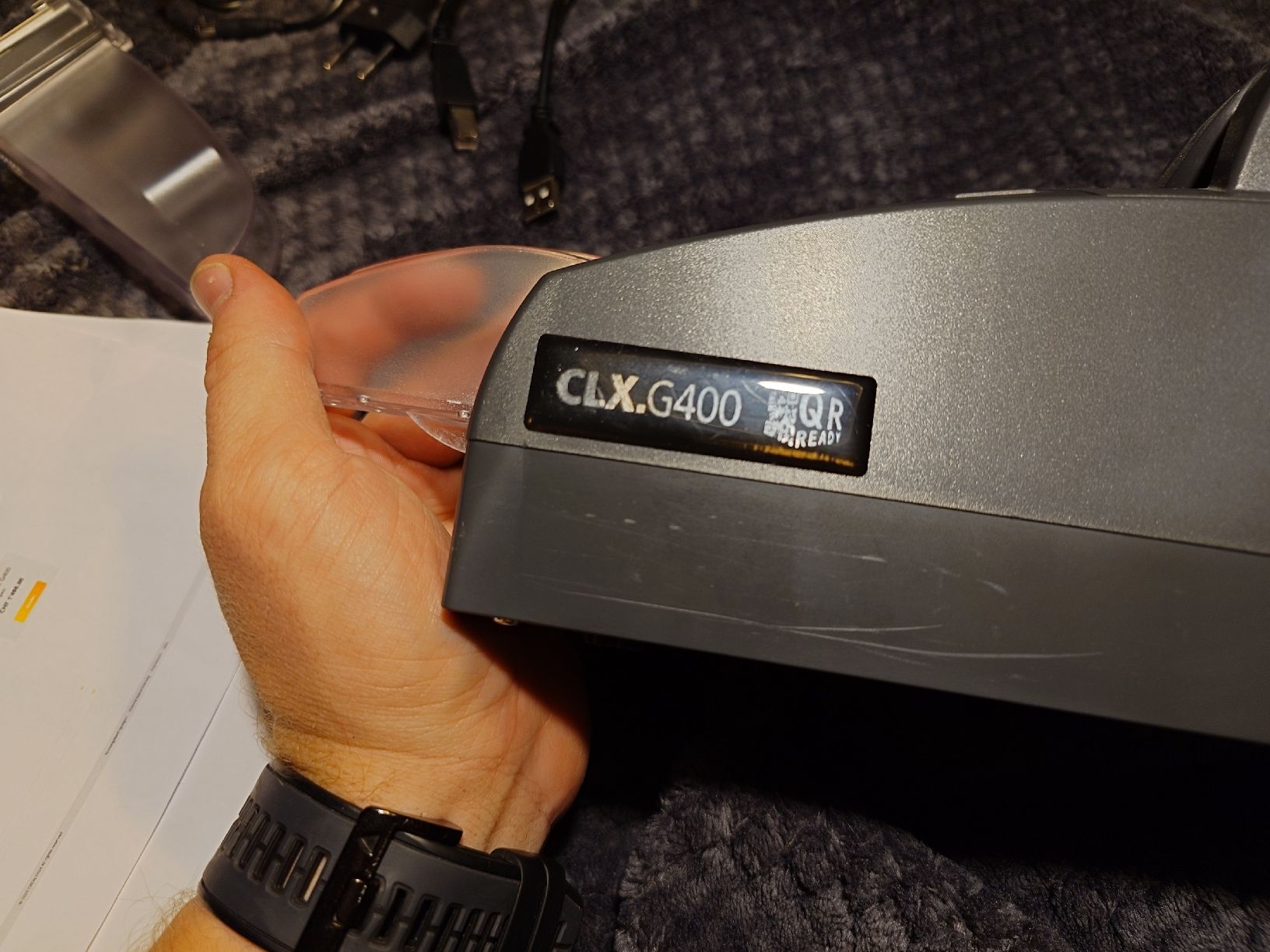Crealogix Scanner: Crealogix Giromat G400 Swiss QR Code Scanner – Usato da Einsiedeln venduto da Stradivarius0815 6