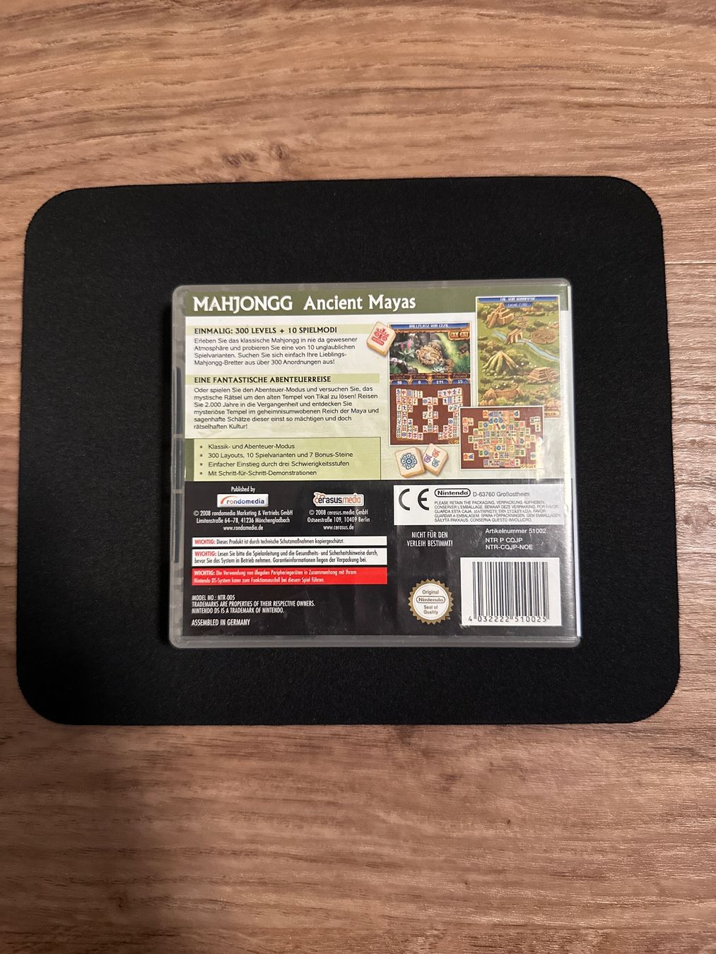 Giochi: Mahjongg Ancient Mayas - Nintendo DS Spiel – Usato da Sulz AG venduto da DealWerk 1