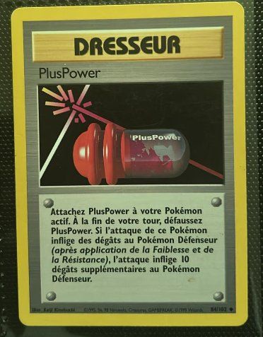Pokémon Carte collezionabili: Pokémon Set de Base PlusPower Français Excellent – Usato da Sullens venduto da jov_m2wm