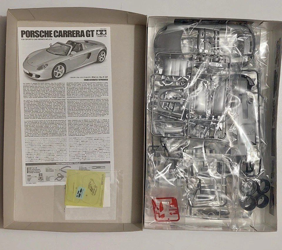Tamiya Modellini d'auto: Porsche Carrera GT - 1:24 Tamiya – Nuovo e nell'imballaggio originale da Tafers venduto da Damm22 1