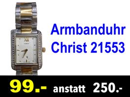 🔴  Damenuhr Rare CHRIST 21553 /658Z