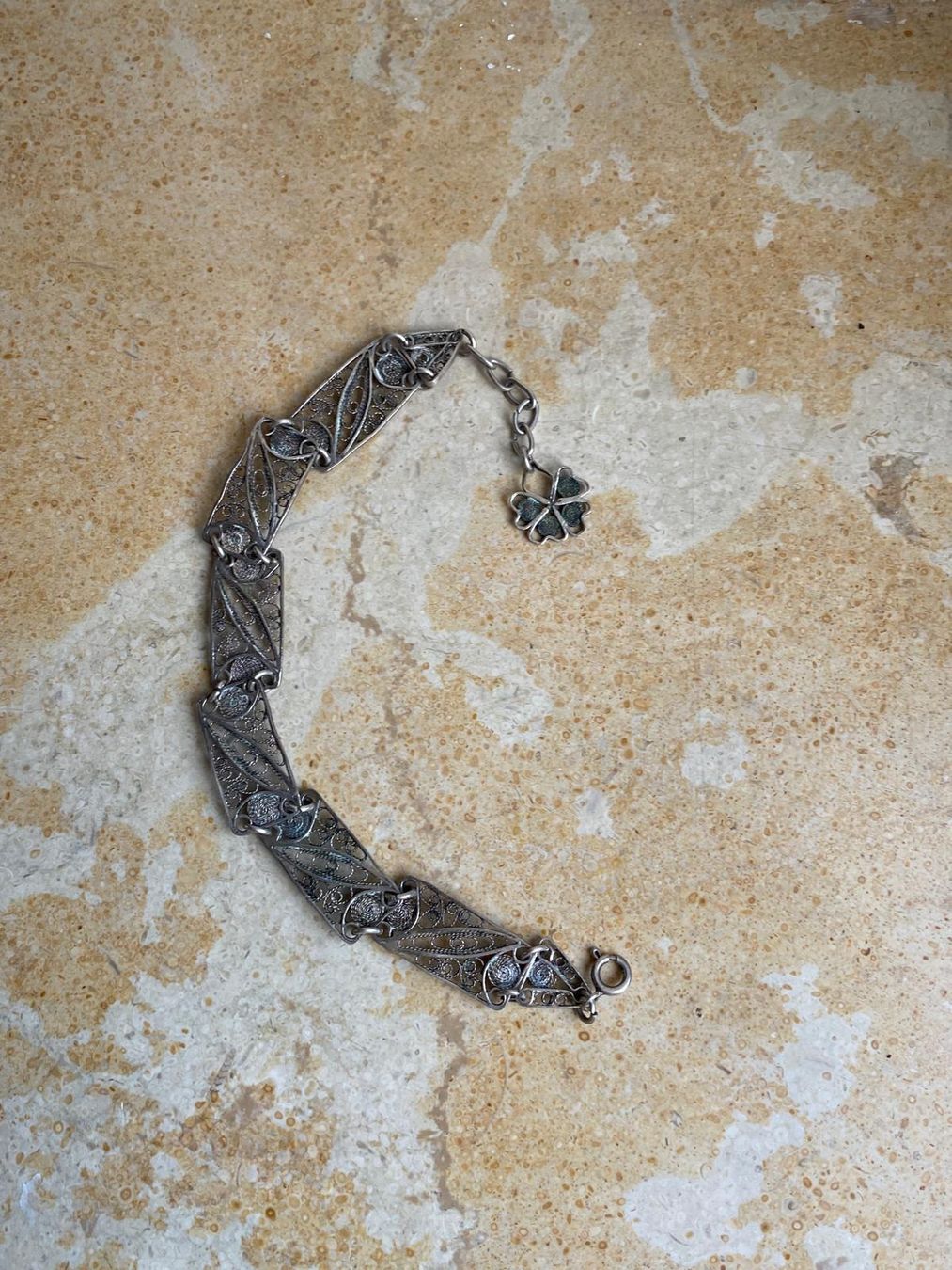 Bracciali & Braccialetti: Vintage Kette, Silber Double, Trachtenarmband – Usato da Dittingen venduto da Bijoubelle 1