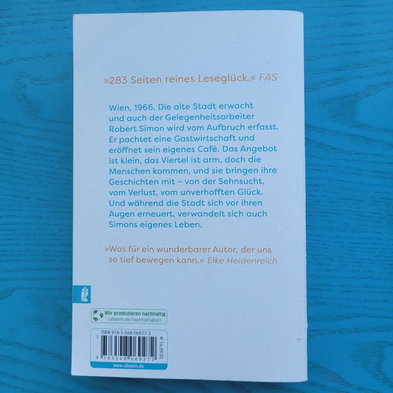Libri: Robert Seethaler- Das Café ohne Namen – Usato da SCHÜBELBACH venduto da CoKaHa 2