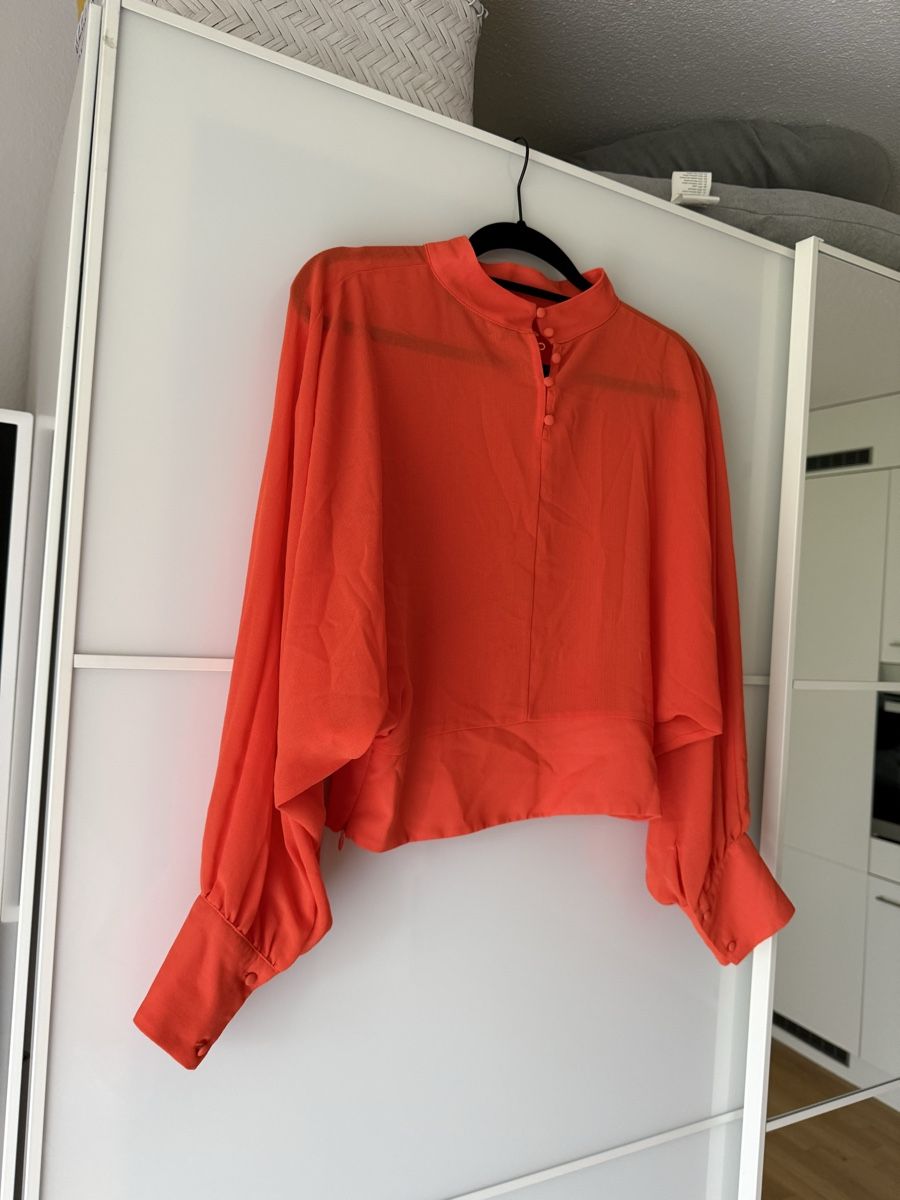 Zara Camicette: Zara Bluse orange Gr. L – Usato da Wil SG venduto da xrnvani 2