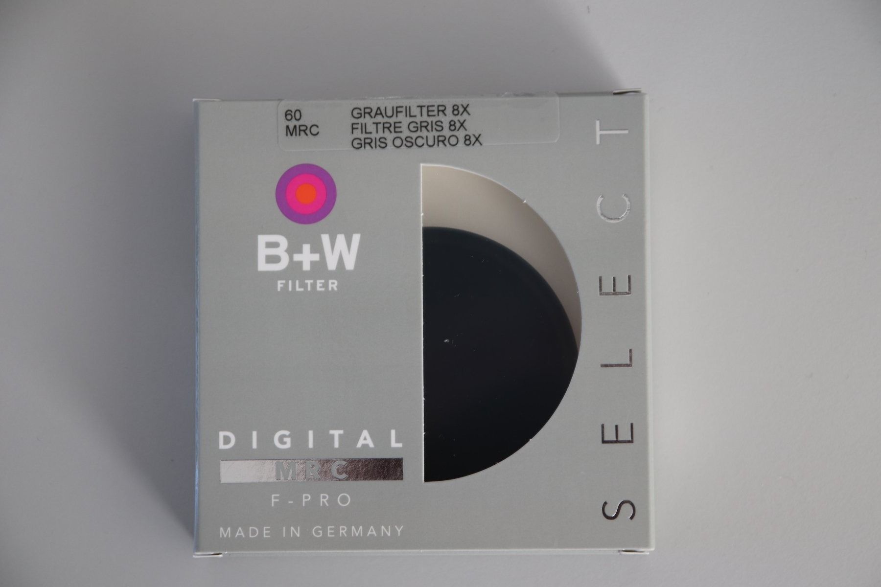 Filtri: B+W Graufilter 8x 60mm 103M – Nuovo e nell'imballaggio originale da Zofingen venduto da OWYSSAG