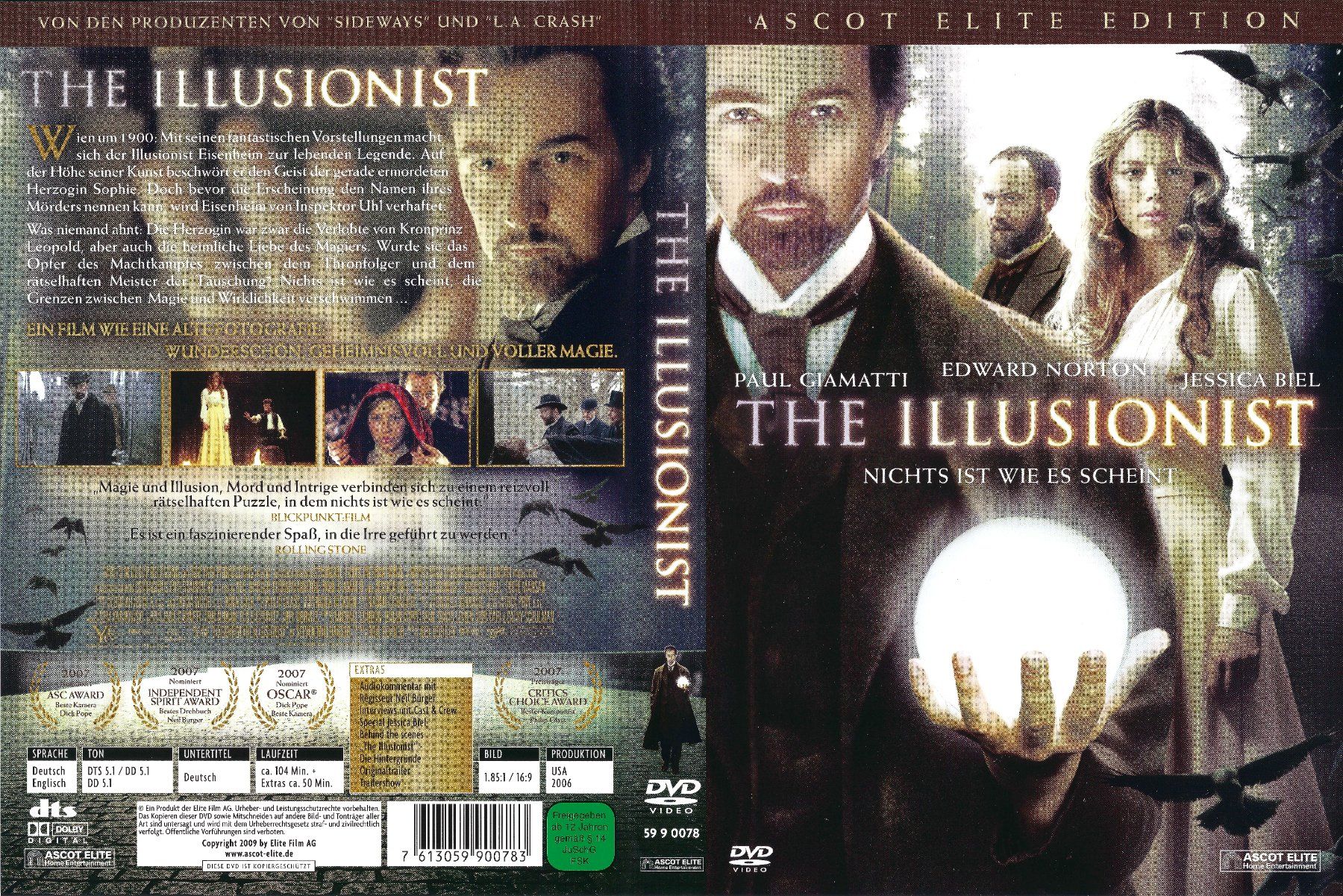 Tous les DVDs: The Illusionist – D'occasion à Zürich par Cineasten
