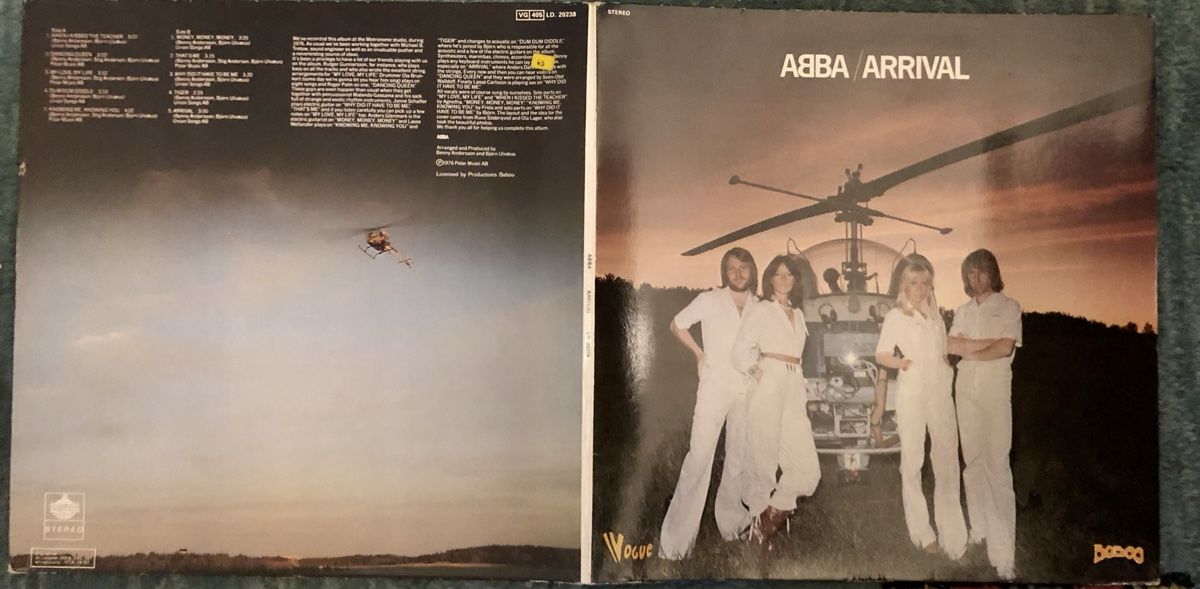 Schallplatten: ABBA Arrival LP - France Vogue Edition – Gebraucht aus Wettingen von ABBA-Retro 1