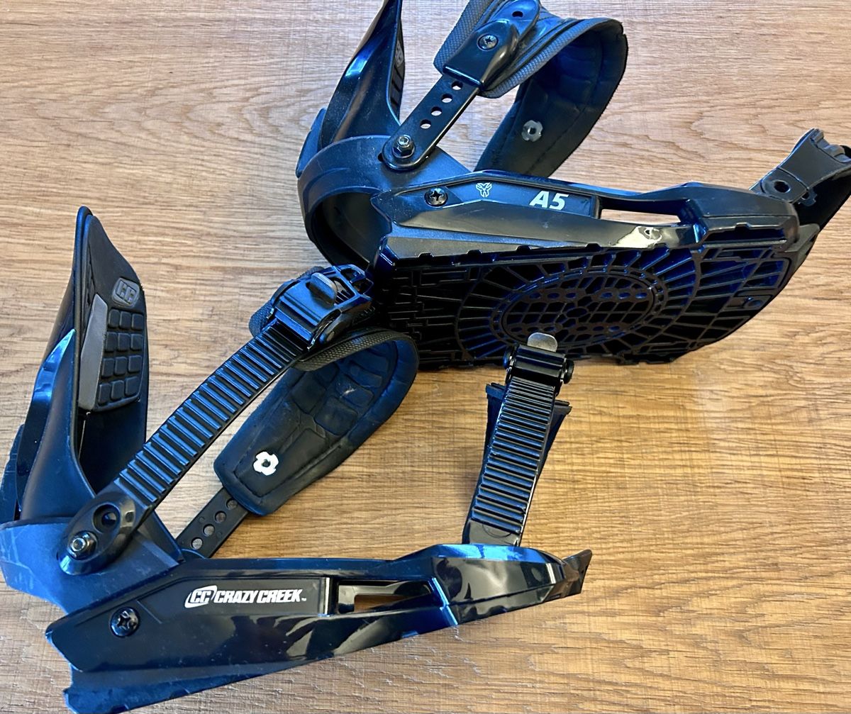 Attacchi: Snowboard Bindung Crazy Creek A5 schwarz  – Usato da Oberrieden venduto da Mezz9 2