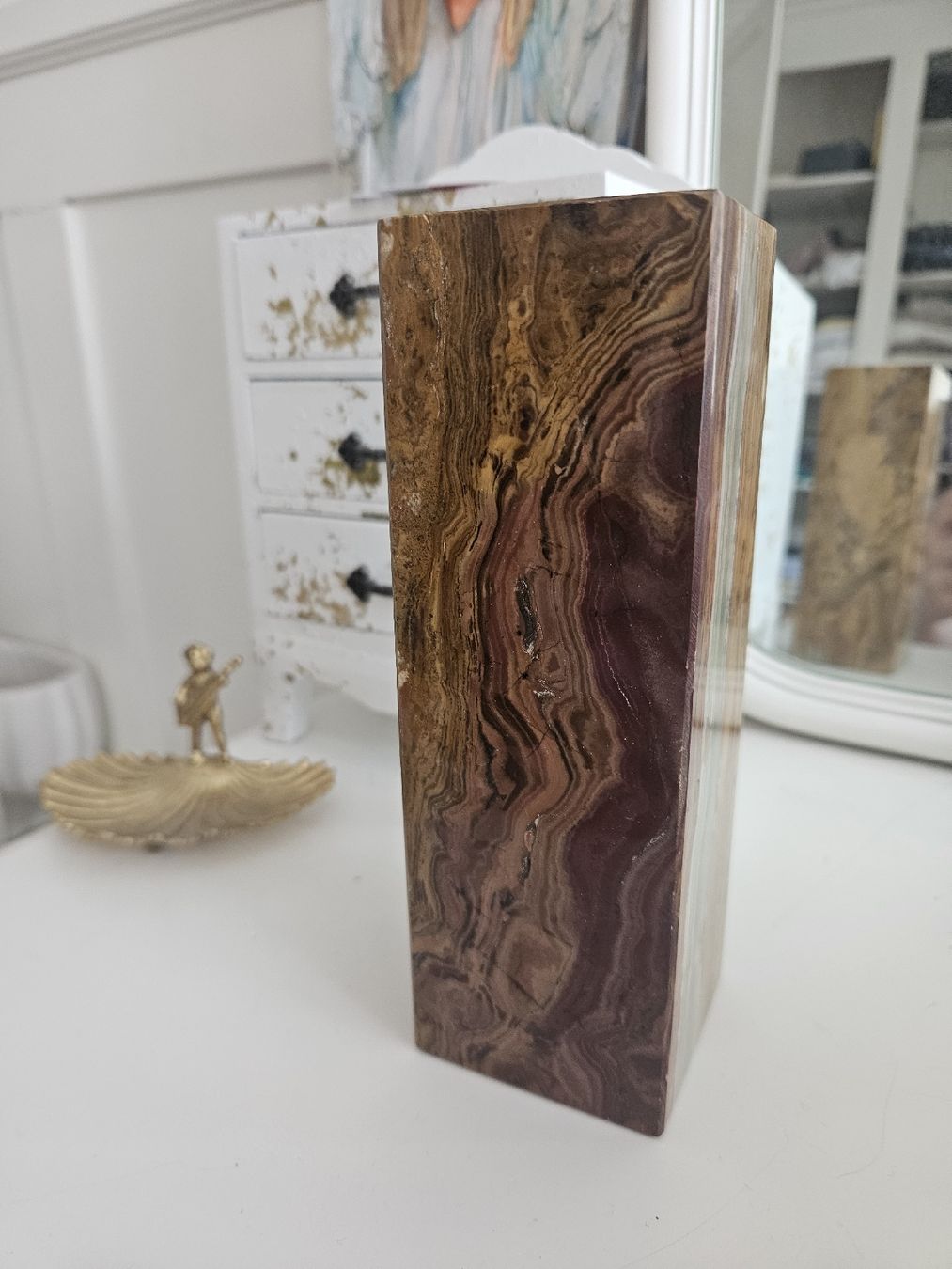Vase & Récipients: Stein Vase aus Onyx – D'occasion à Rickenbach b. Wil par pookie 3