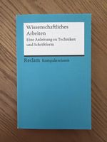 Buch Wissenschaftliches Arbeiten