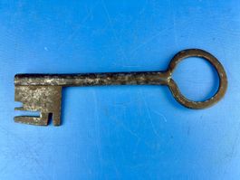Mittelalterlicher CH Schlüssel Schmiedeeisen ca. 21 cm