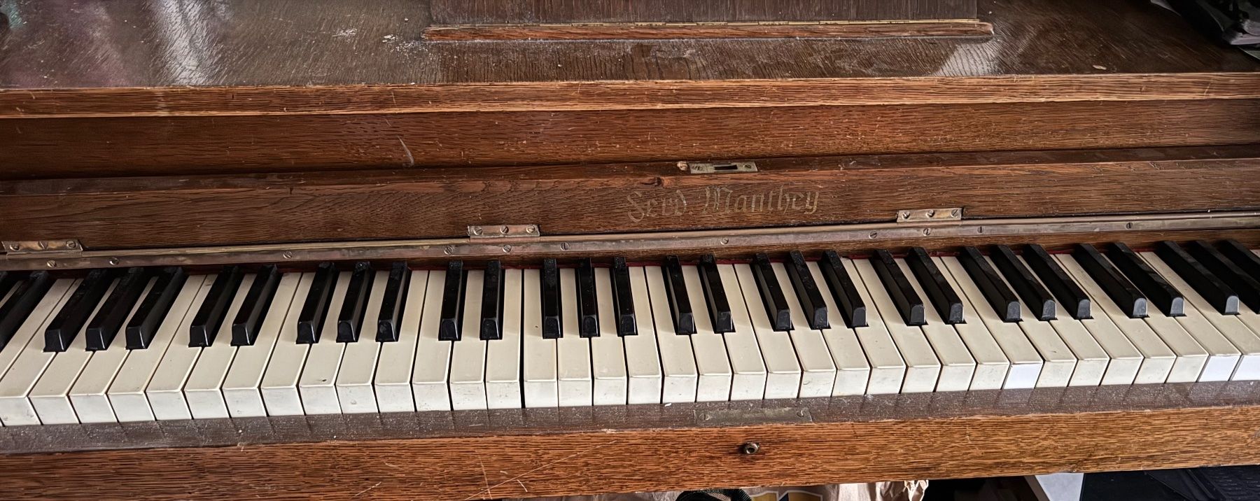 Musikinstrumente: Antike Mini Klavier 6.5 Oktaven – Gebraucht aus Grabs von mayram27