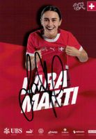 Lara Marti Autogramm original handsigniert Schweiz 2025