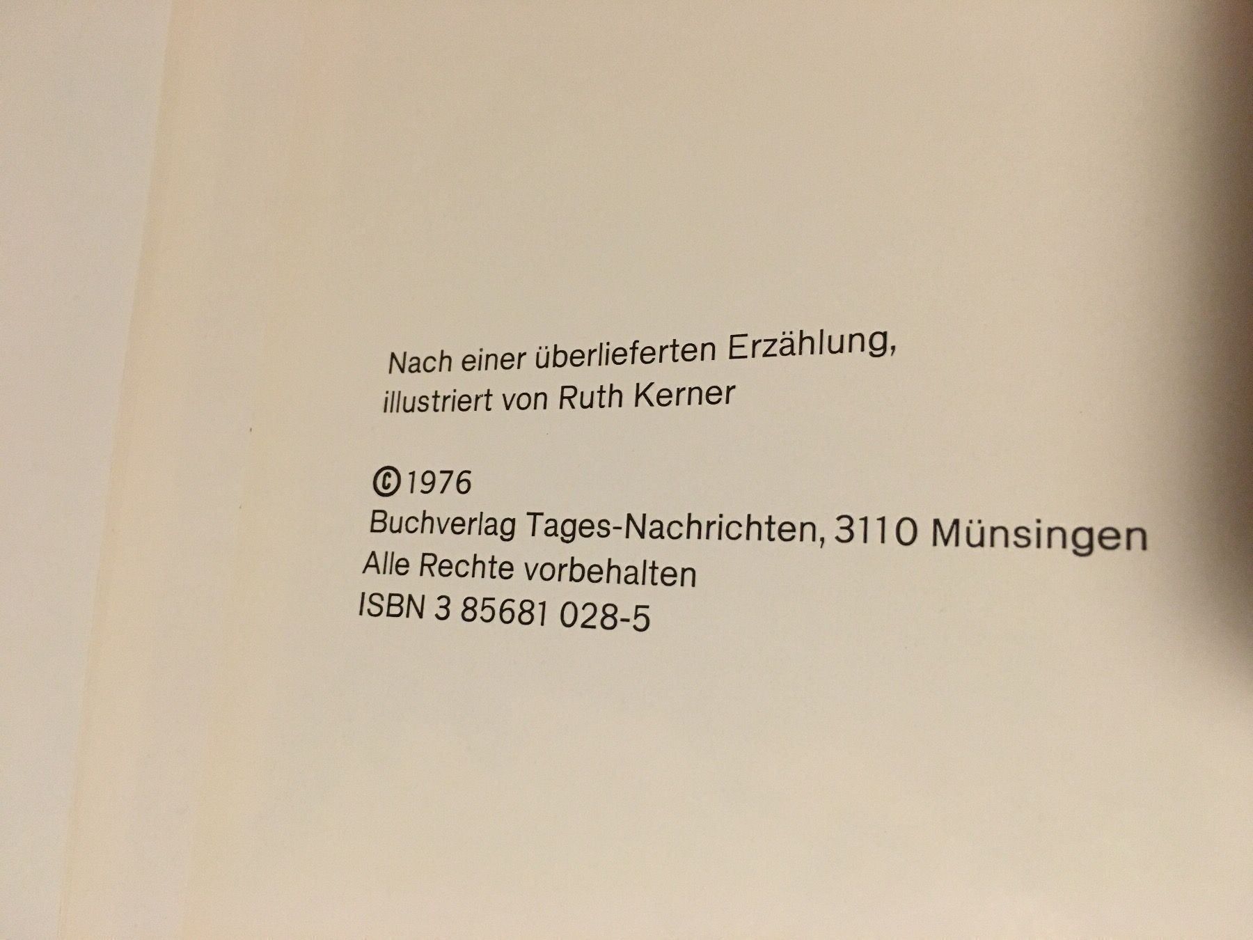 Libri: Bilderbuch - Die Lurlinger - 1976 – Usato da Andwil SG venduto da Rainboli 9