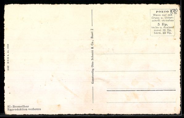 Cartoline postali: AK Zurzach, Kath. Kirche – Usato da Berlin venduto da bartko-reher 1