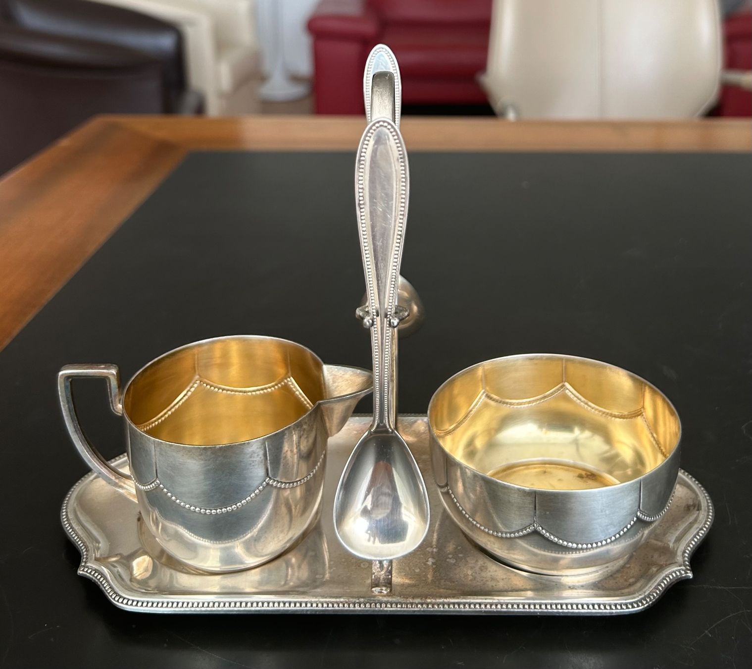 Tutte le decorazioni: Antikes versilbertes Set – Usato da Zumikon venduto da tuna007 1