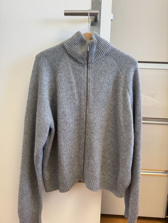 Edler Zip-Pullover aus hochwertigem Cashmere-Merino-Mix XS/S
