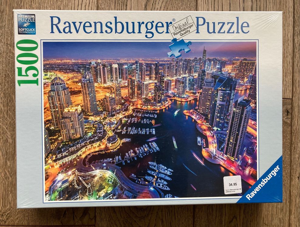 Hansepuzzle Dubai 1000 Teile – Panorama-Puzzle 90x31,7 Cm, Hochwertige Teile, Mit Aufbewahrungsbeutel