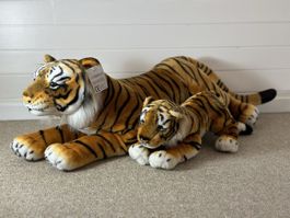 Lot Peluches - Tigre (Grande + Petite)