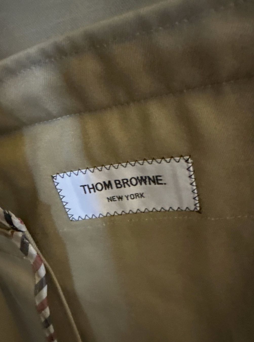 Giacche: THOM BROWNE Diagonal Unconstructed BeigeBlazer Jacket 4 / 52 – Nuovo (secondo la descrizione) da Kreuzlingen venduto da kruezbiz 8
