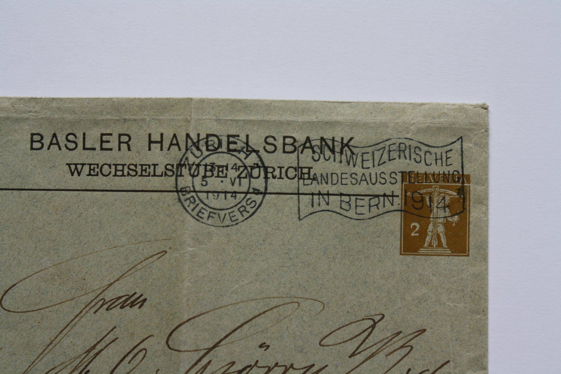 Couverts & Versandtaschen: Privatganzsache Umschlag 1914 – Gebraucht aus Buchrain von Donatello4 1