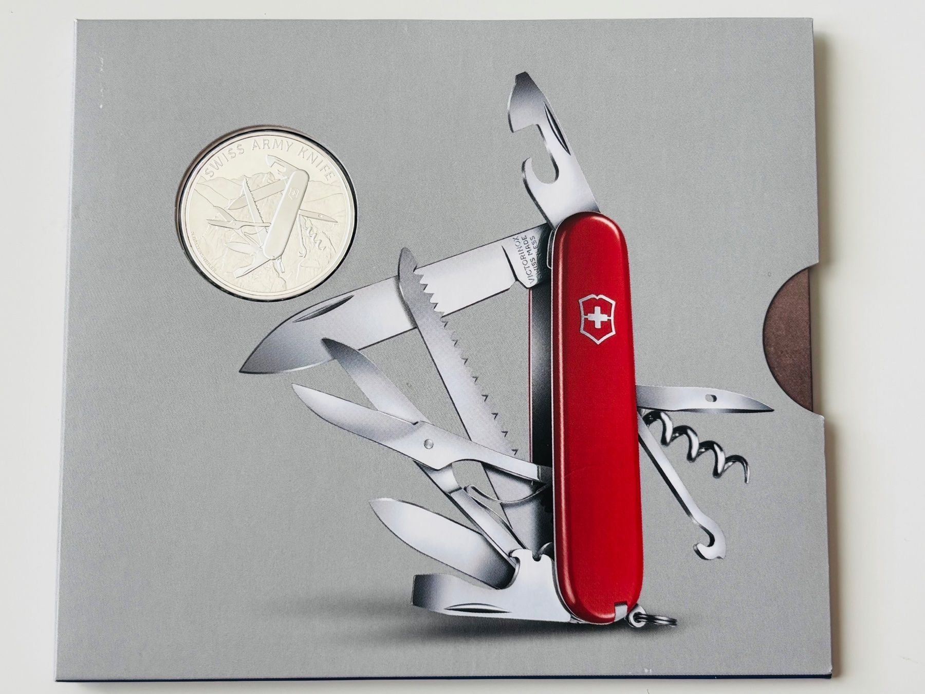 Victorinox Coltelli tascabile: Silber Folder Victorinox Sackmesser 2018 SWISSMINT 20.- – Nuovo e nell'imballaggio originale da Müswangen venduto da buyin 2