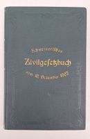 Schweizerisches Zivilgesetzbuch von 1907. Antik.