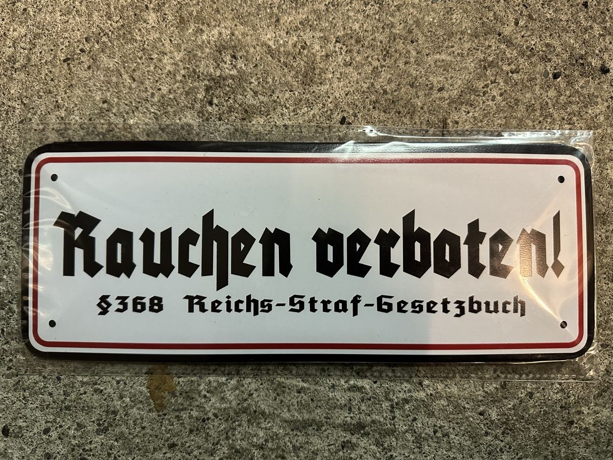 Insegne: Rauchen verboten Deutschland  – Nuovo (secondo la descrizione) da Reinach AG venduto da rares75