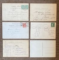 France / Frankreich - 6 cartes postales françaises 1902-1938