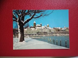 Rapperswil SG Partie am See Winter
