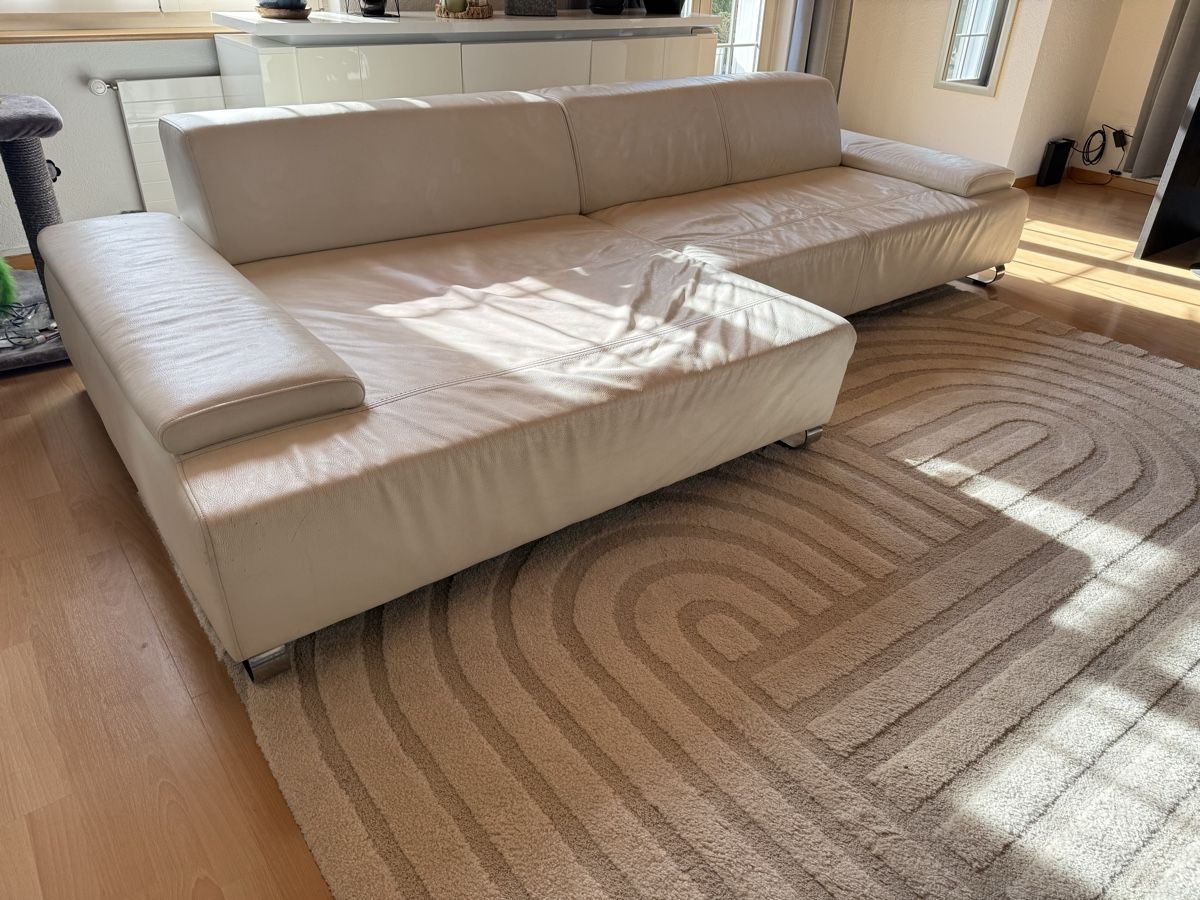 Sedie a sdraio: Design Echtleder Ecksofa – Massive Qualität – Usato da Niederlenz venduto da thomas_1926 1