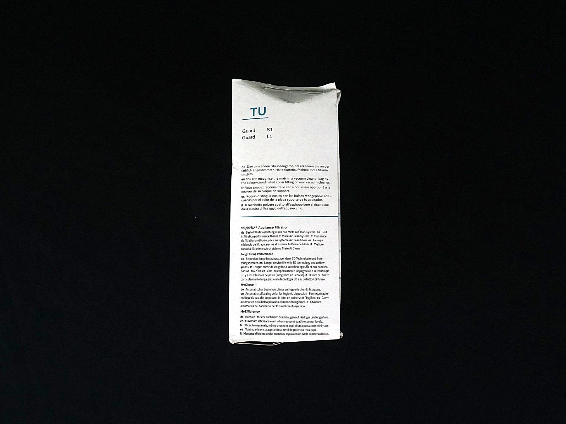 Miele Altro per la casa: Original Miele TU HyClean Pure Staubsaugerbeutel – Nuovo (secondo la descrizione) da Pratteln venduto da Restwert_Pratteln 2