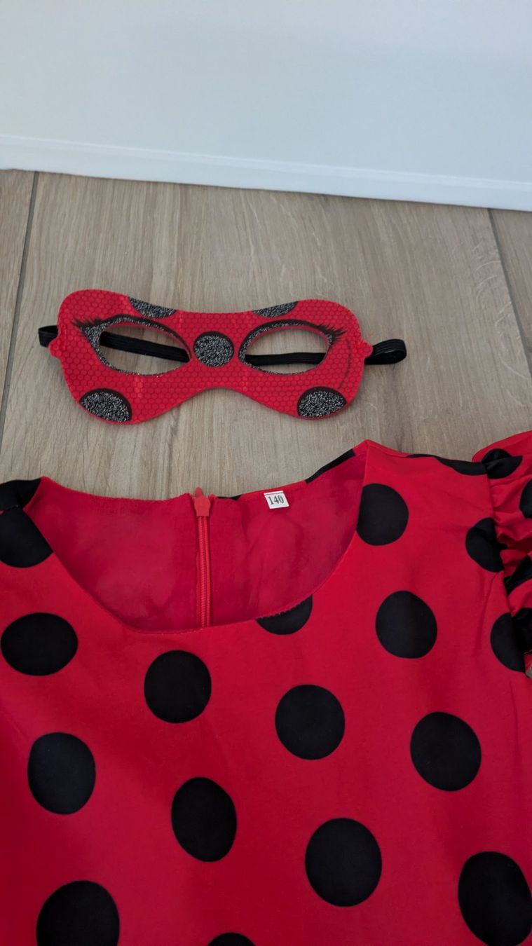 Vestiti & Gonne: Ladybug Set - Marienkäferkleid &  Ladybug Jo-Jo Kommunikator – Usato da Staufen venduto da Fleby84 2