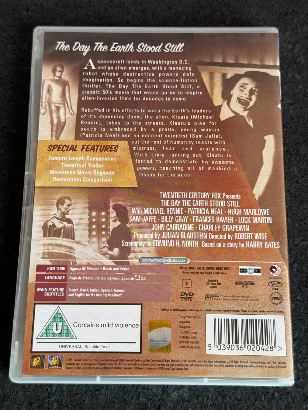 Tutti i DVDs: The Day The Earth Stood Still Studio Classic Collection DVD – Usato da Fribourg venduto da tschjoly 1