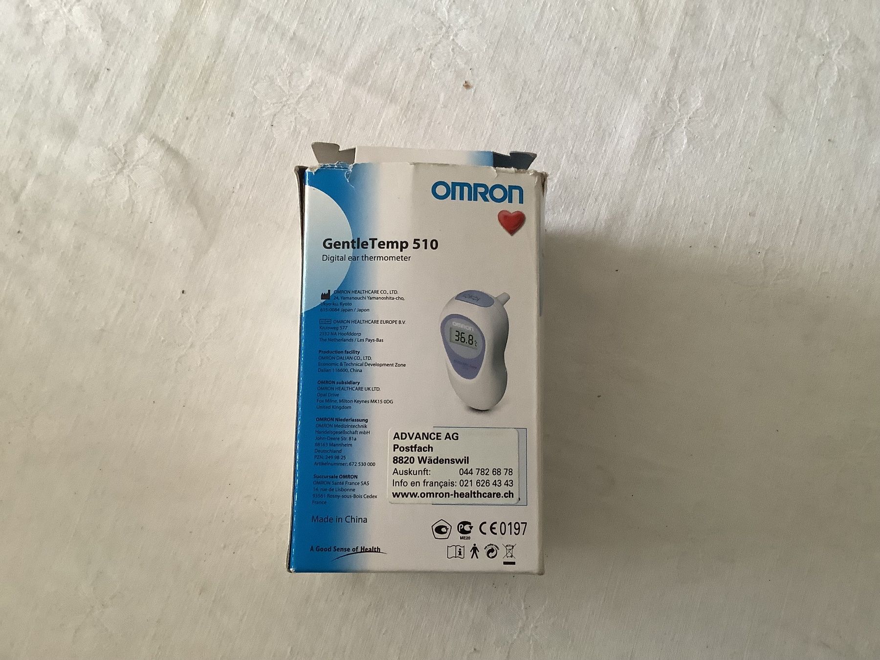 Omron Sonstiges für Haushalt & Wohnen: OMRON Gentle Temp 510 / Digitales Ohrthermometer – Neu und originalverpackt aus Wädenswil von Jsi.Z01 6